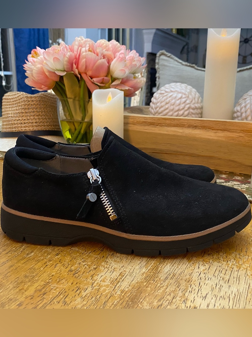New Dr. Scholl's Women's Nice Day Now Shootie slip-on shoe…size 7.
